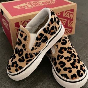 Classic Toddler Leopard Slip-On Vans
